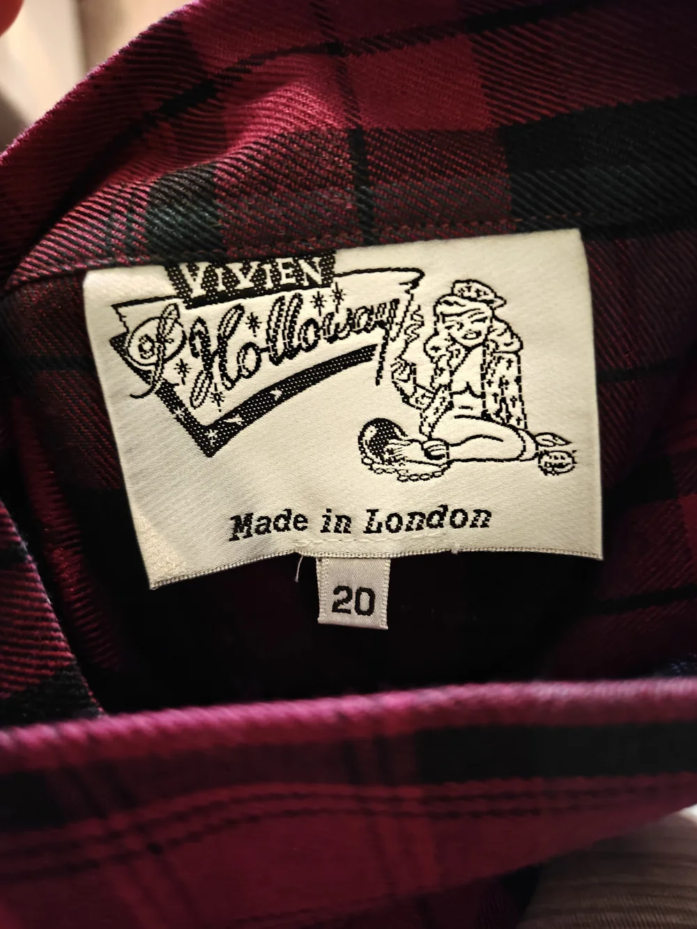 Vivien Of Holloway tailored plaid